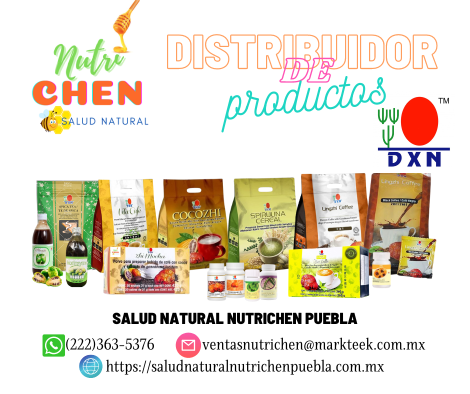 Venta de productos DXN en Puebla